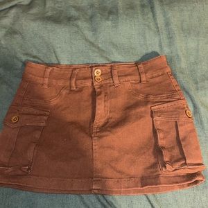 super duper cute mini cargo skirt